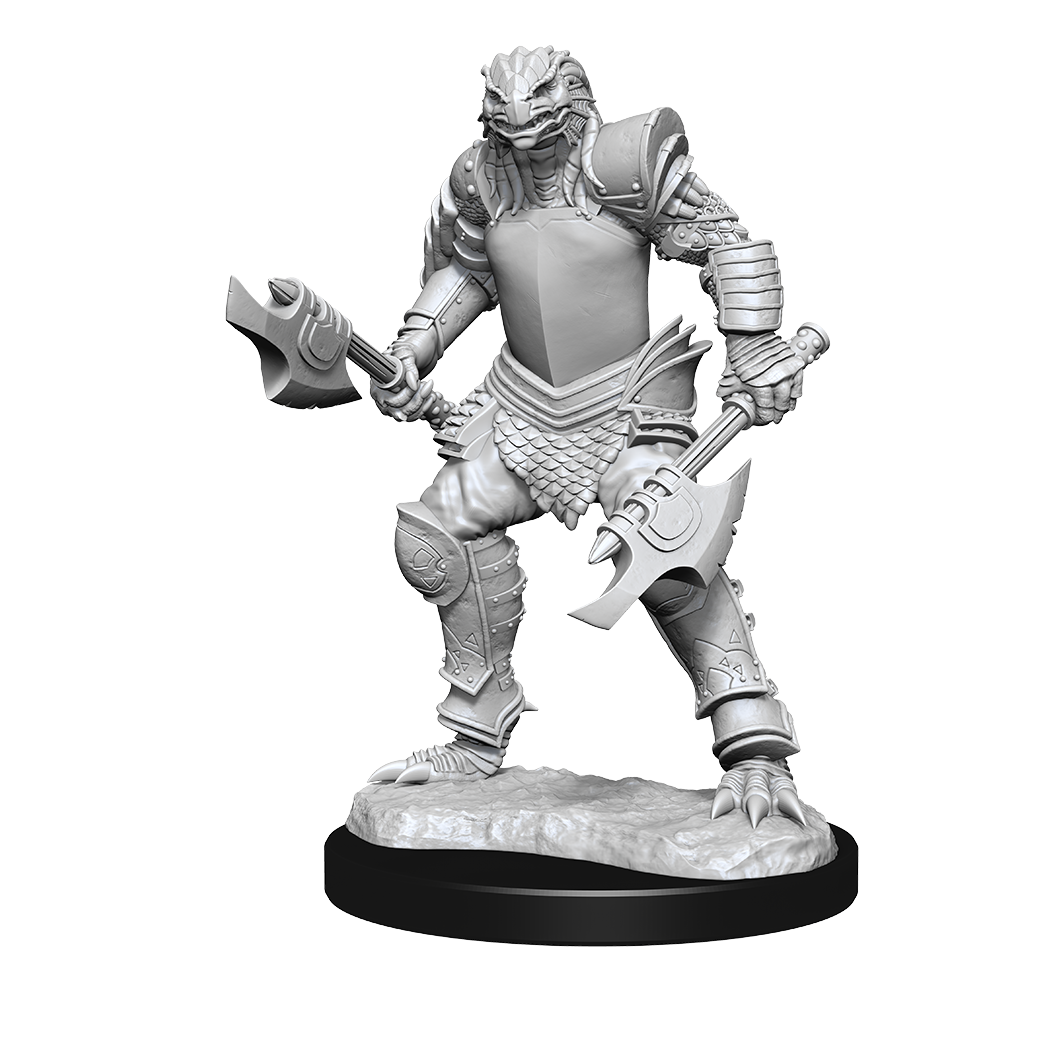 DND UNPAINTED MINIS WV15 DRAGONBORN FIGHTER FEMALE | Impulse Games and Hobbies