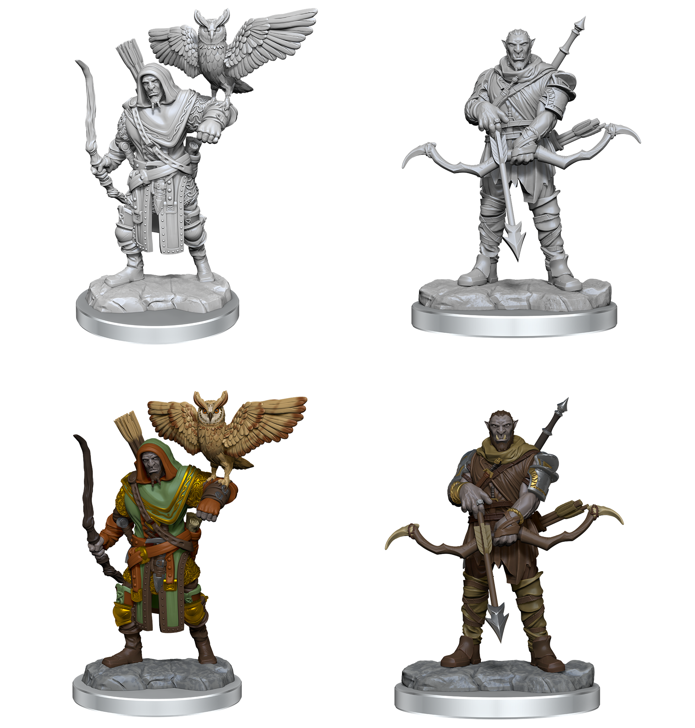 DND UNPAINTED MINIS WV17 ORC RANGER MALE | Impulse Games and Hobbies