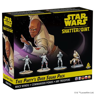 Star Wars: Shatterpoint: This Party's Over: Mace Windu Squad Pack | Impulse Games and Hobbies