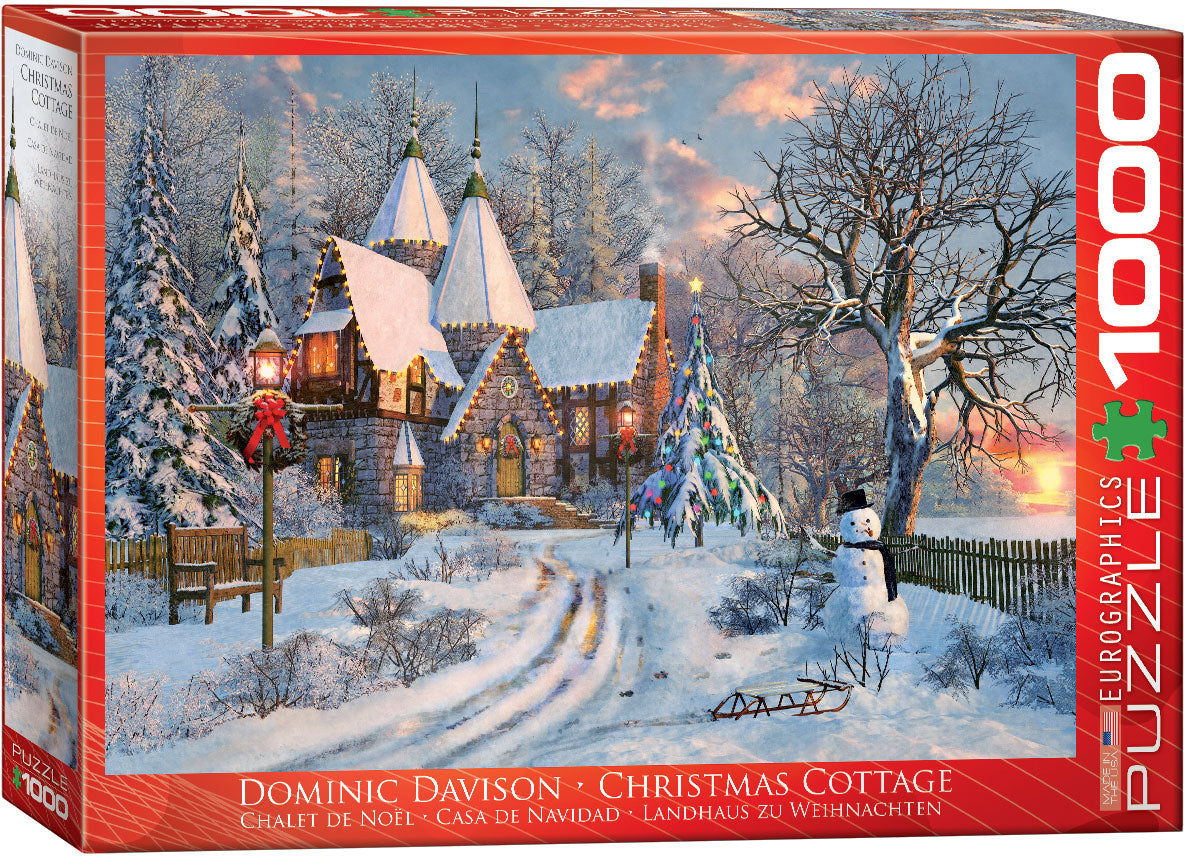 Puzzle: Eurographics 1000 Christmas Cottage | Impulse Games and Hobbies
