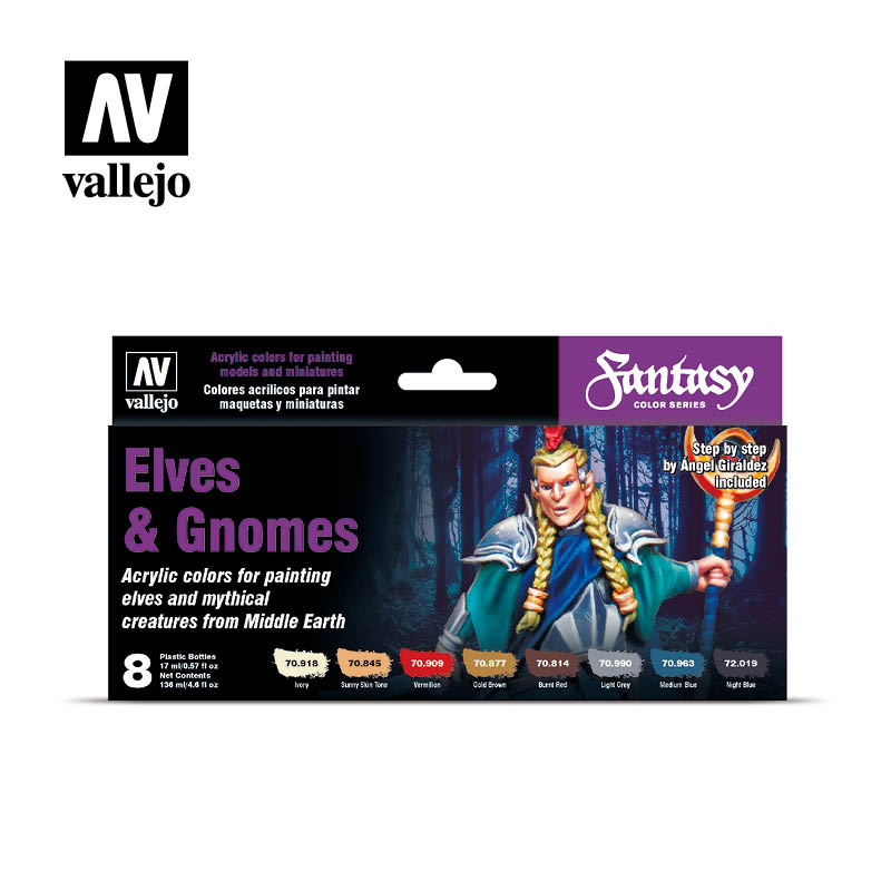 Vallejo ELVES & GNOMES Paint Set | Impulse Games and Hobbies