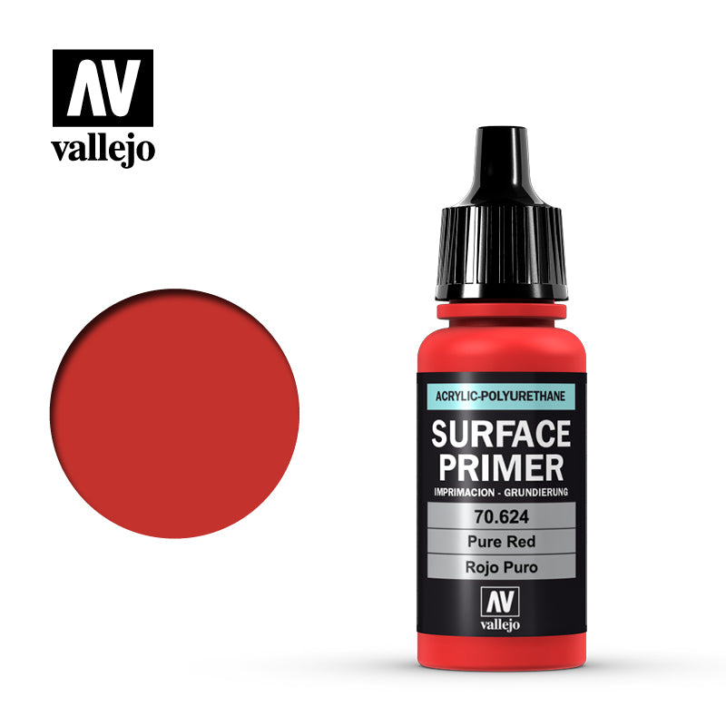 Vallejo SURFACE PRIMER Pure Red | Impulse Games and Hobbies