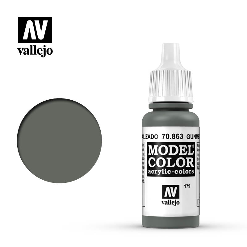 Vallejo Model Colour Gunmetal Grey Metallic | Impulse Games and Hobbies