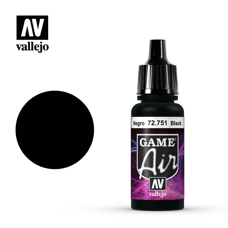 Vallejo Game Air Black - DISCONTINUED | Impulse Games and Hobbies