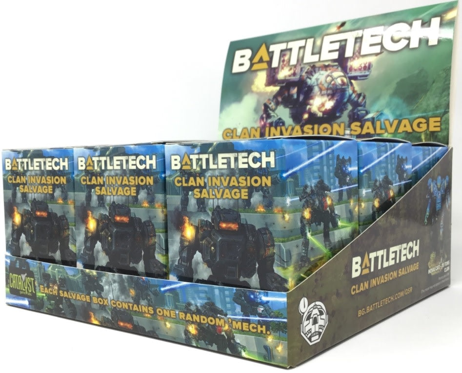 BATTLETECH: CLAN INVASION SALVAGE BLIND BOX | Impulse Games and Hobbies