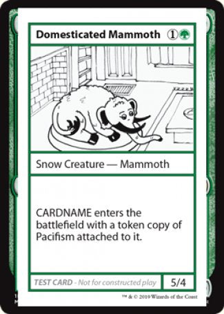 Domesticated Mammoth (2021 Edition) [Mystery Booster Playtest Cards] | Impulse Games and Hobbies