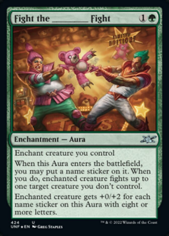 Fight the _____ Fight (Galaxy Foil) [Unfinity] | Impulse Games and Hobbies