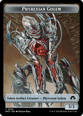 Phyrexian Golem // Energy Reserve Double-Sided Token [Modern Horizons 3 Tokens] | Impulse Games and Hobbies