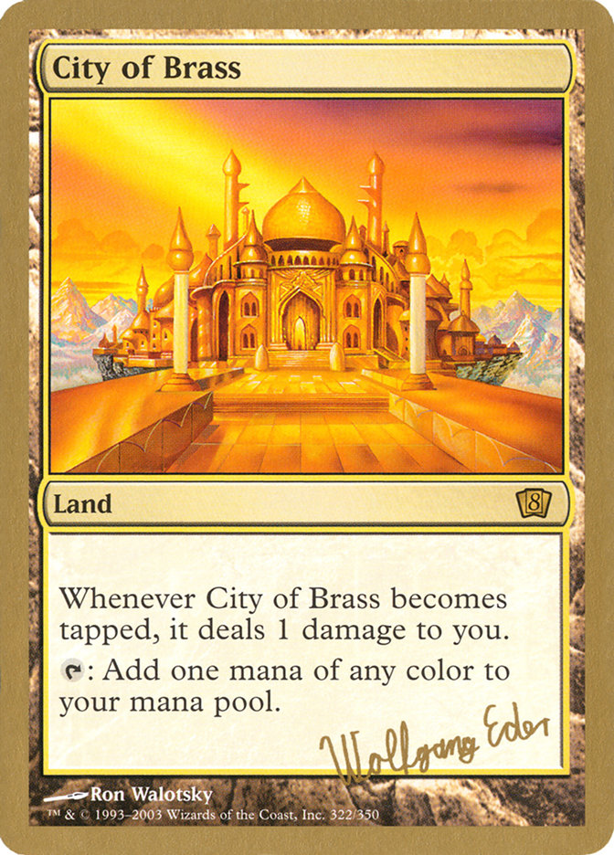 City of Brass (Wolfgang Eder) [World Championship Decks 2003] | Impulse Games and Hobbies