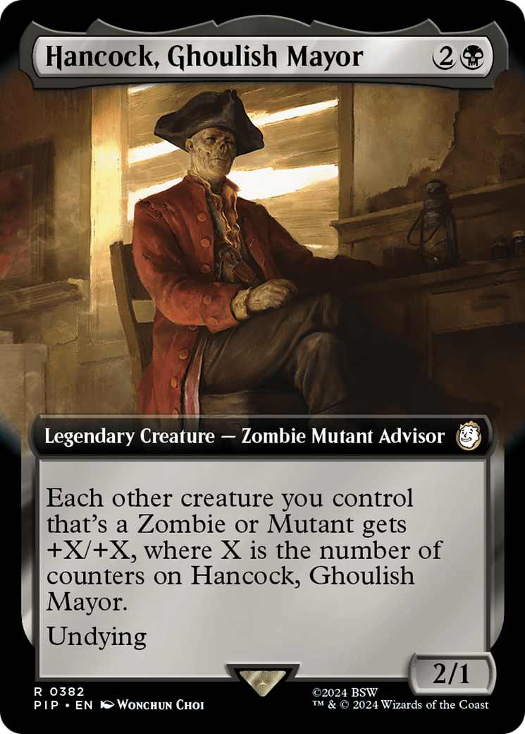 Hancock, Ghoulish Mayor (Extended Art) [Fallout] | Impulse Games and Hobbies