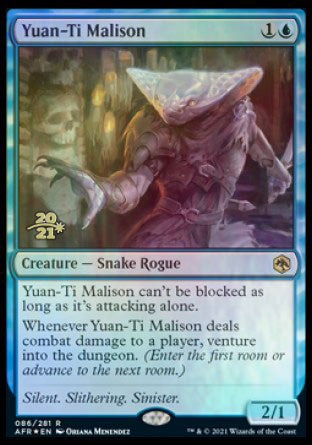 Yuan-Ti Malison [Dungeons & Dragons: Adventures in the Forgotten Realms Prerelease Promos] | Impulse Games and Hobbies