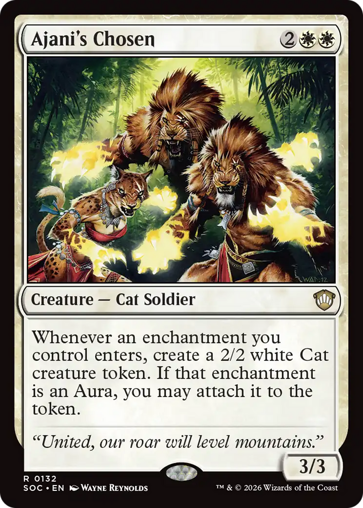 Ajani's Chosen [Secrets of Strixhaven Commander] | Impulse Games and Hobbies