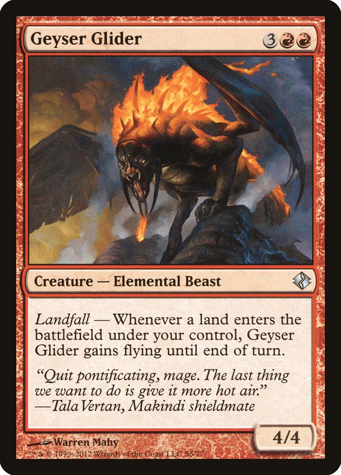 Geyser Glider [Duel Decks: Venser vs. Koth] | Impulse Games and Hobbies