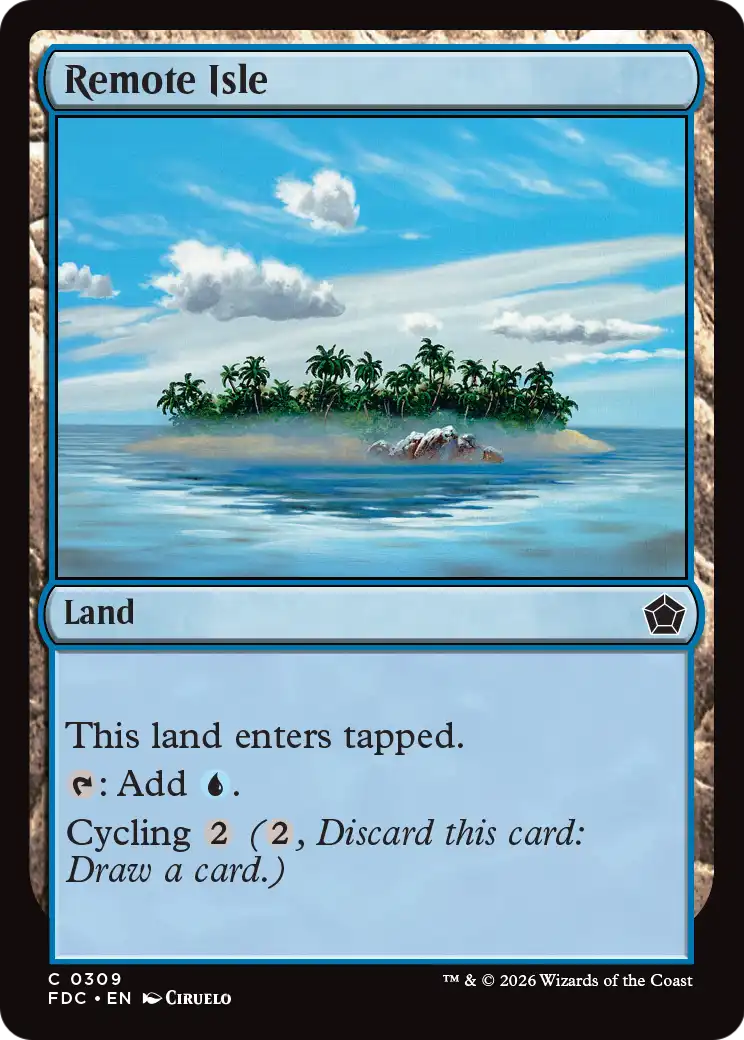 Remote Isle [Foundations Commander] | Impulse Games and Hobbies