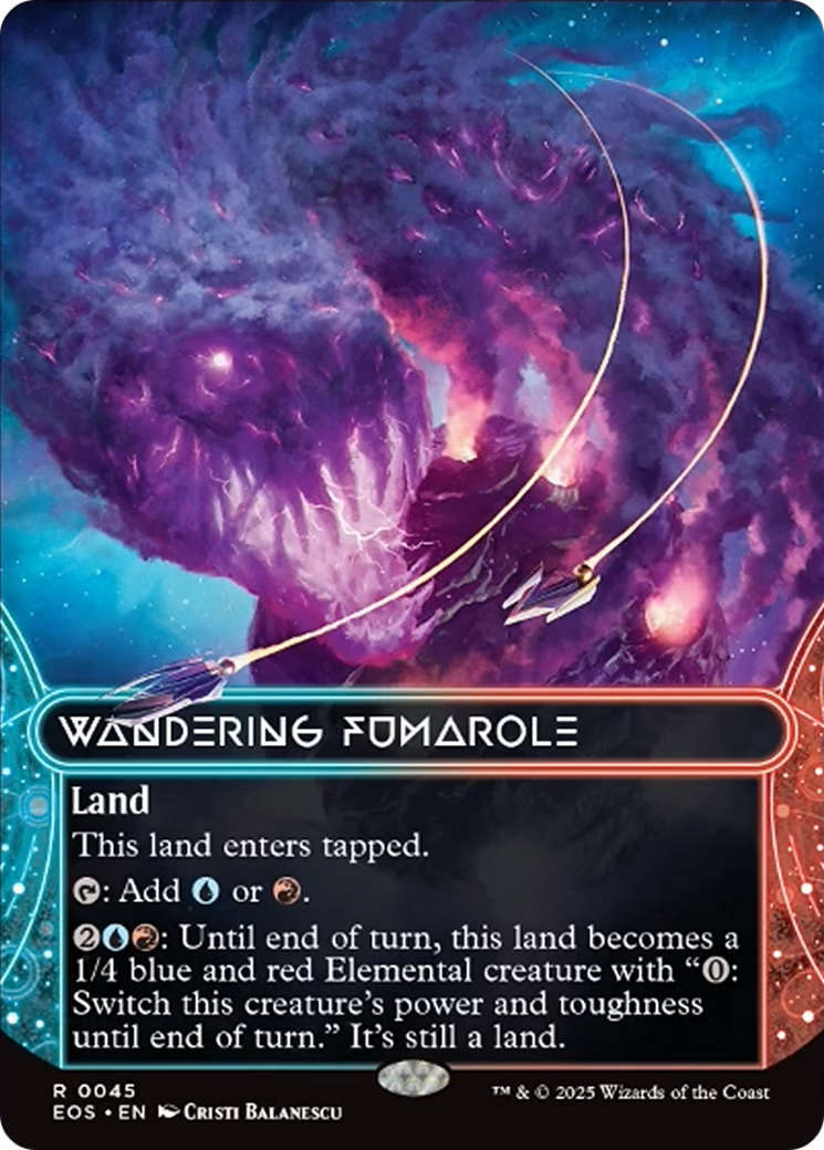 Wandering Fumarole (0045) (Borderless) [Edge of Eternities: Stellar Sights] | Impulse Games and Hobbies
