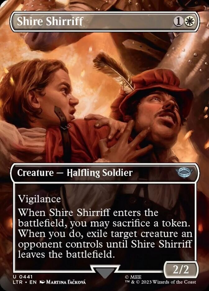 Shire Shirriff (Borderless Alternate Art) [The Lord of the Rings: Tales of Middle-Earth] | Impulse Games and Hobbies