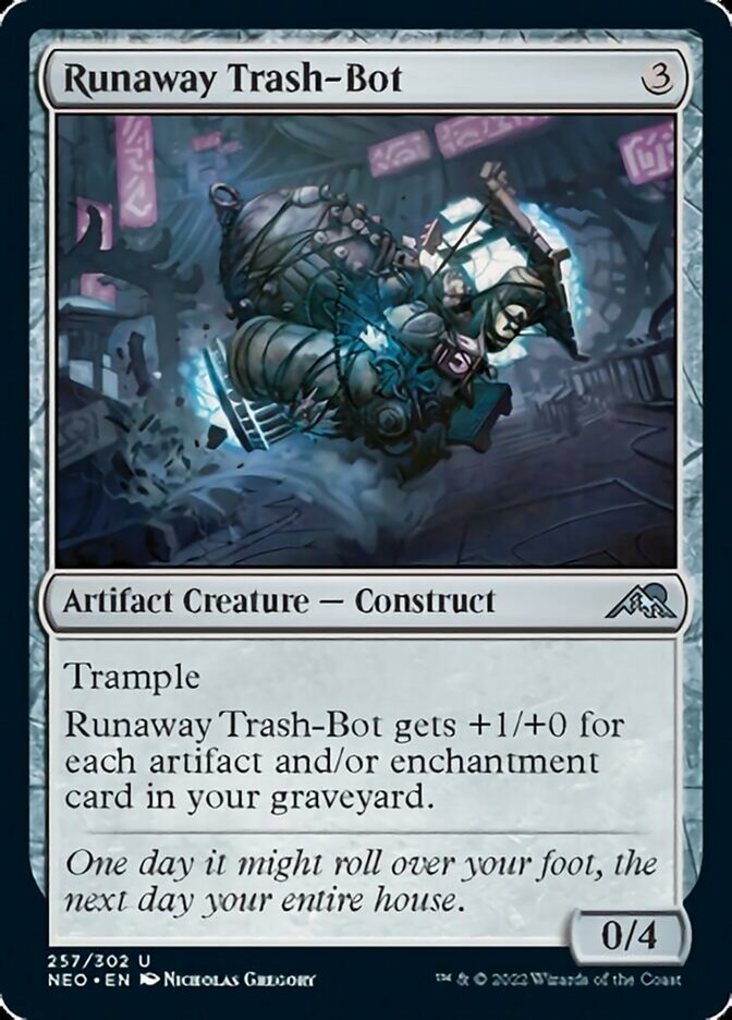 Runaway Trash-Bot [Kamigawa: Neon Dynasty] | Impulse Games and Hobbies