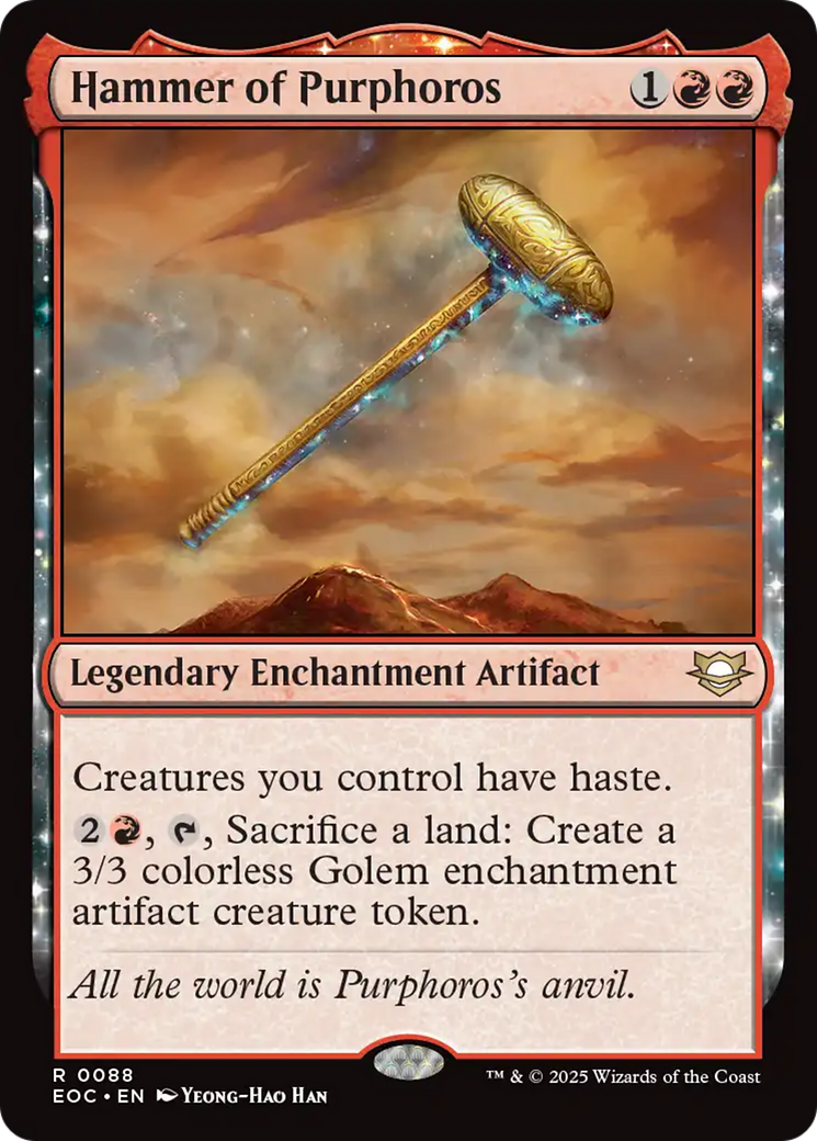Hammer of Purphoros [Edge of Eternities Commander] | Impulse Games and Hobbies