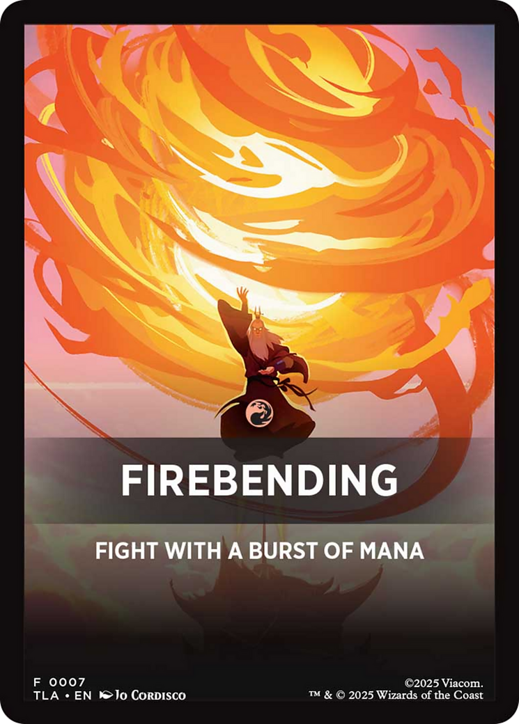 Firebending Theme Card [Avatar: The Last Airbender] | Impulse Games and Hobbies