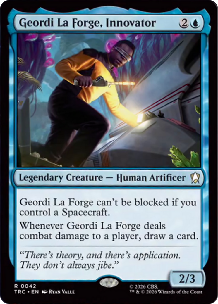 Geordi La Forge, Innovator (Surge Foil) [Star Trek Commander] | Impulse Games and Hobbies