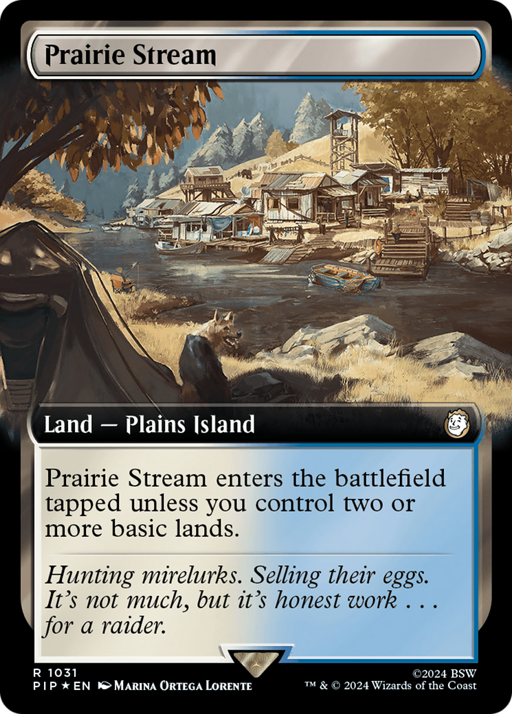 Prairie Stream (Extended Art) (Surge Foil) [Fallout] | Impulse Games and Hobbies