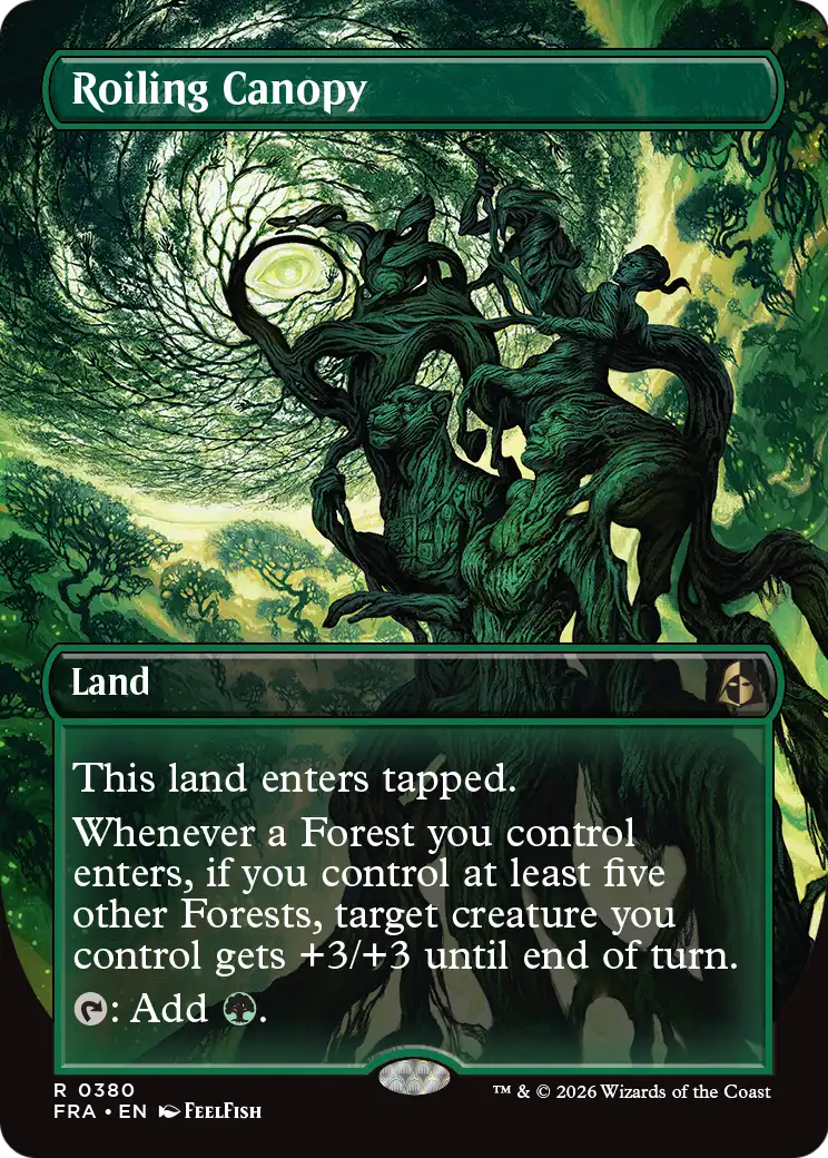 Roiling Canopy (Borderless) [Reality Fracture] | Impulse Games and Hobbies