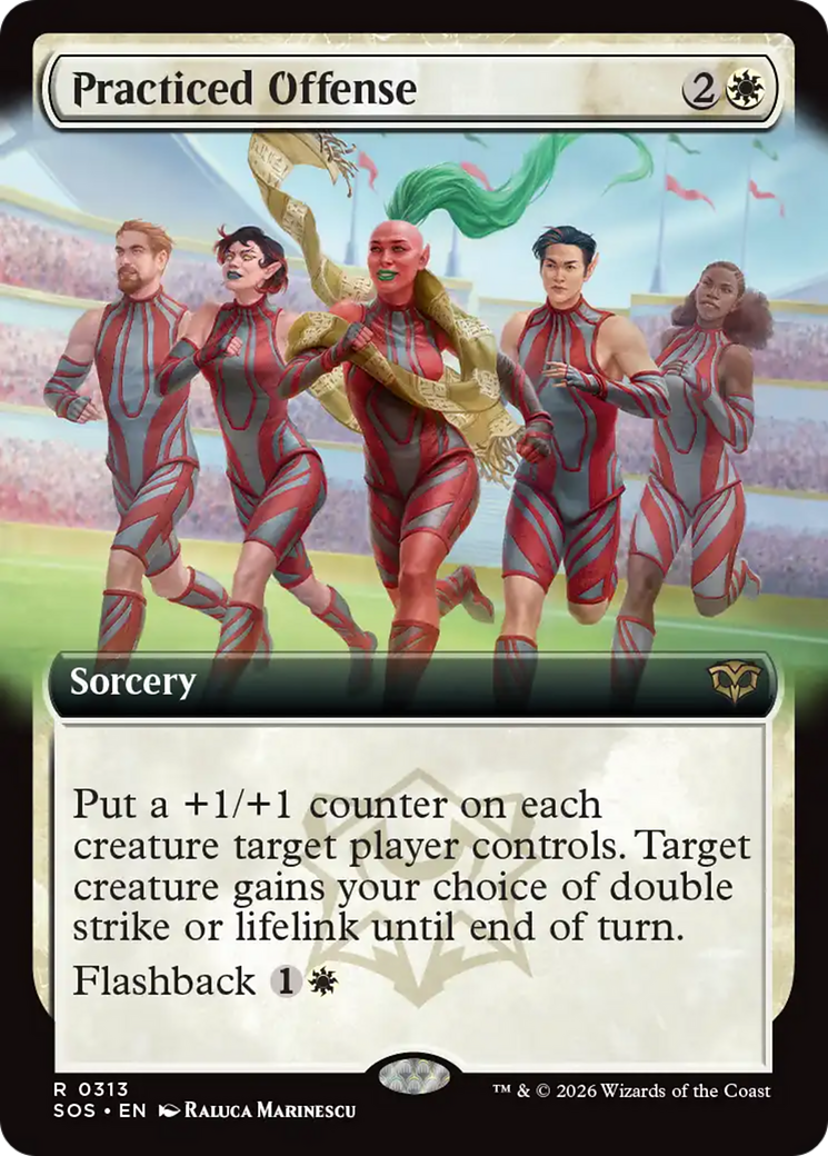 Practiced Offense (Extended Art) [Secrets of Strixhaven] | Impulse Games and Hobbies