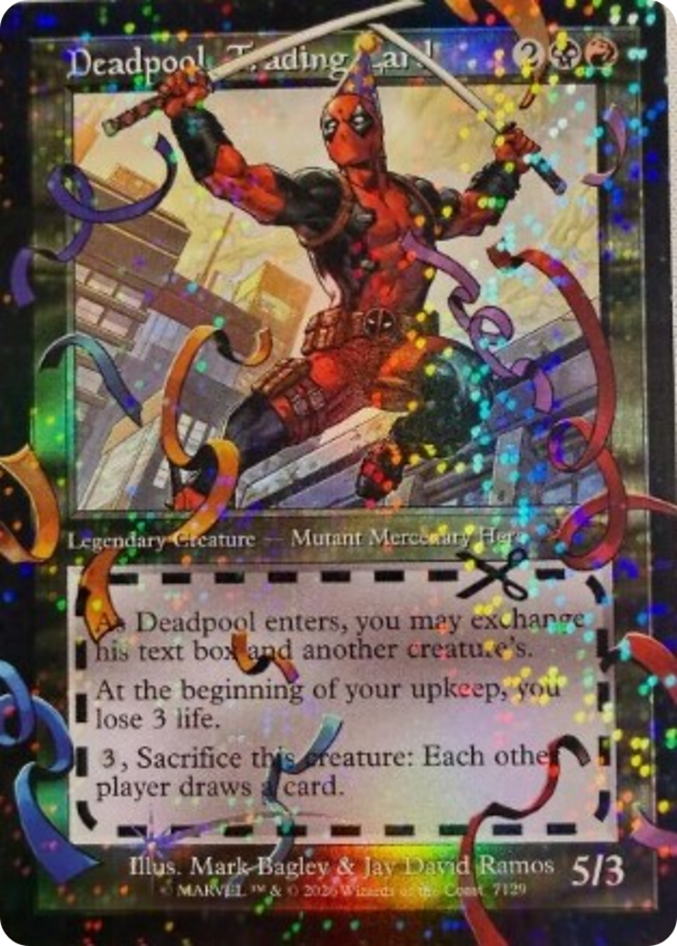Deadpool, Trading Card (7127) [Secret Lair Drop Series] | Impulse Games and Hobbies