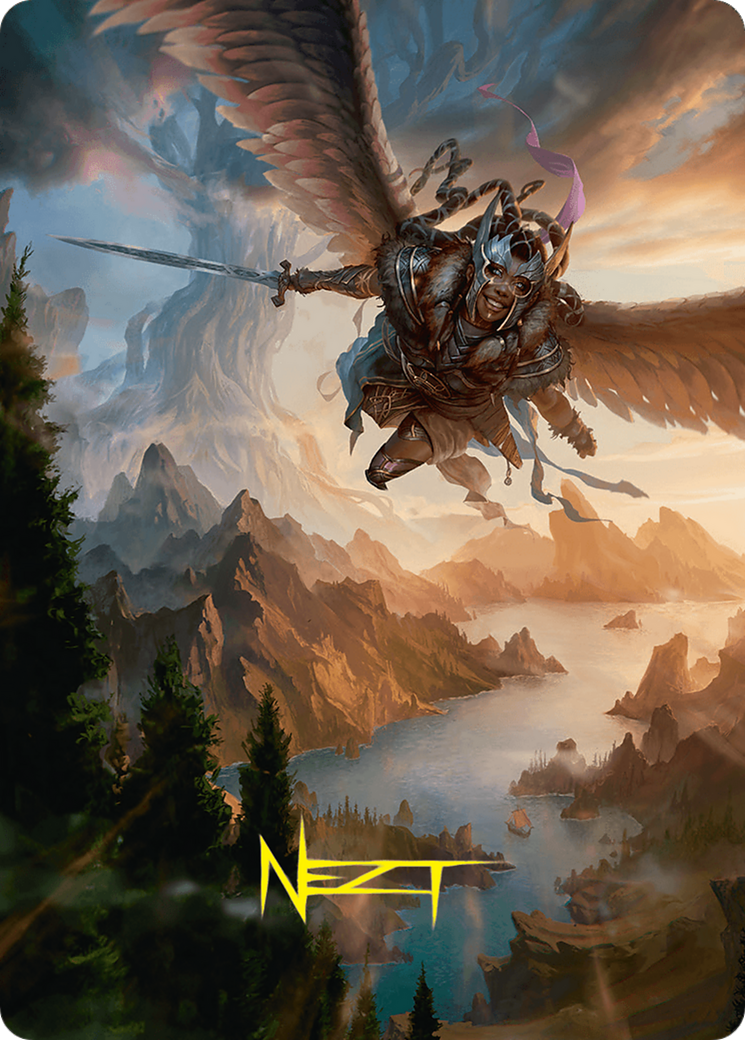 Youthful Valkyrie Art Card (28/54) (Gold-Stamped Signature) [Foundations Art Series] | Impulse Games and Hobbies