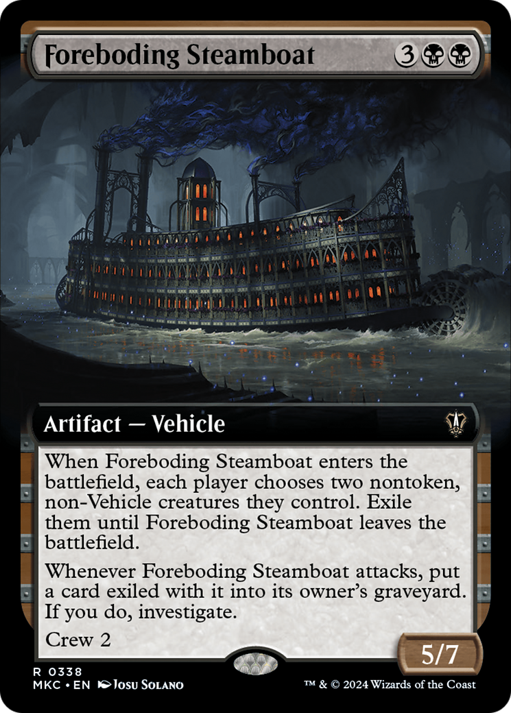 Foreboding Steamboat (Extended Art) [Murders at Karlov Manor Commander] | Impulse Games and Hobbies