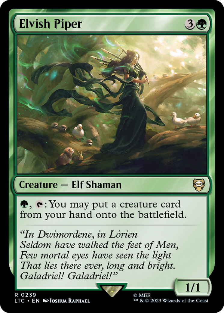 Elvish Piper [The Lord of the Rings: Tales of Middle-Earth Commander] | Impulse Games and Hobbies