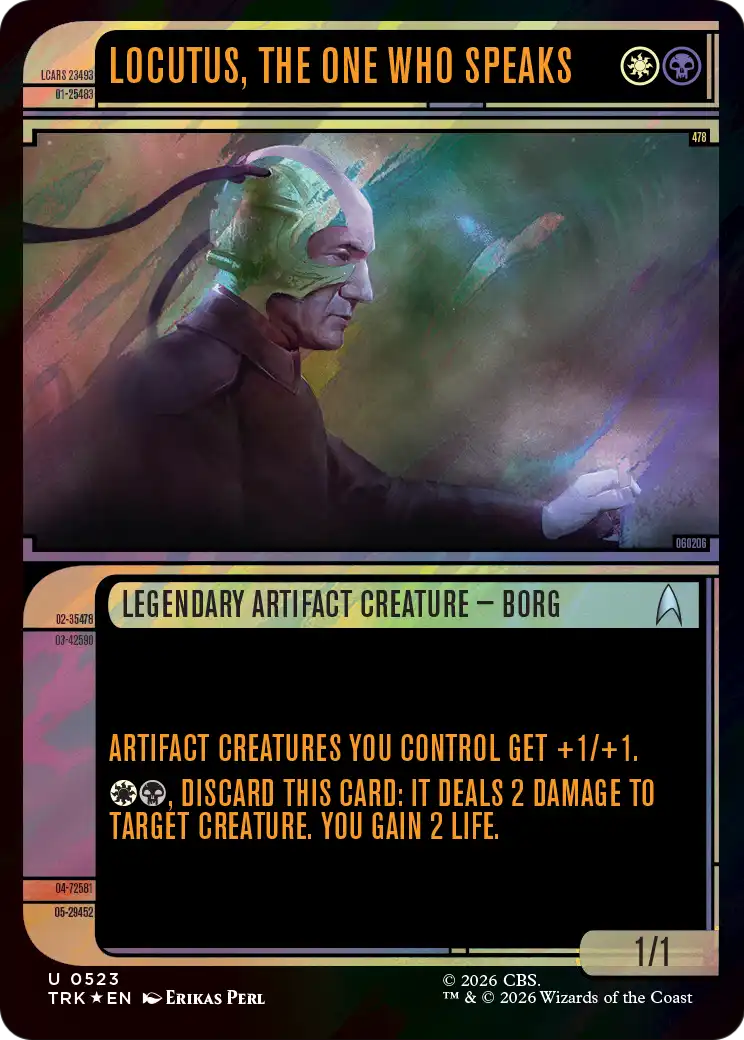 Locutus, the One Who Speaks (Showcase) (Surge Foil) [Star Trek] | Impulse Games and Hobbies