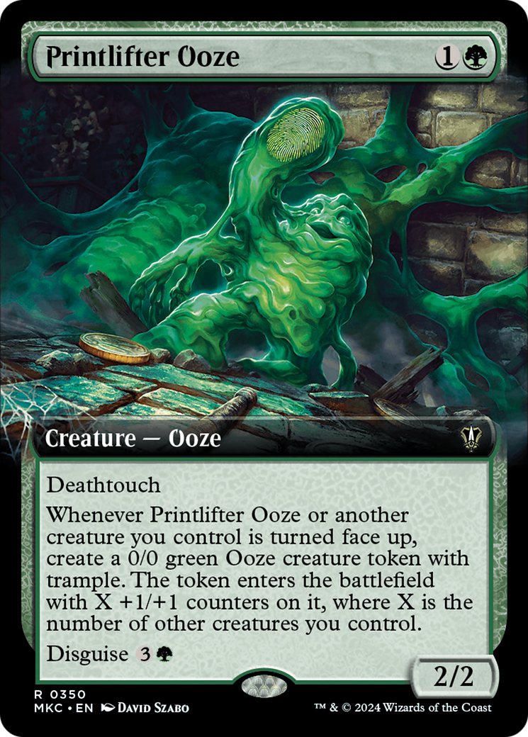 Printlifter Ooze (Extended Art) [Murders at Karlov Manor Commander] | Impulse Games and Hobbies