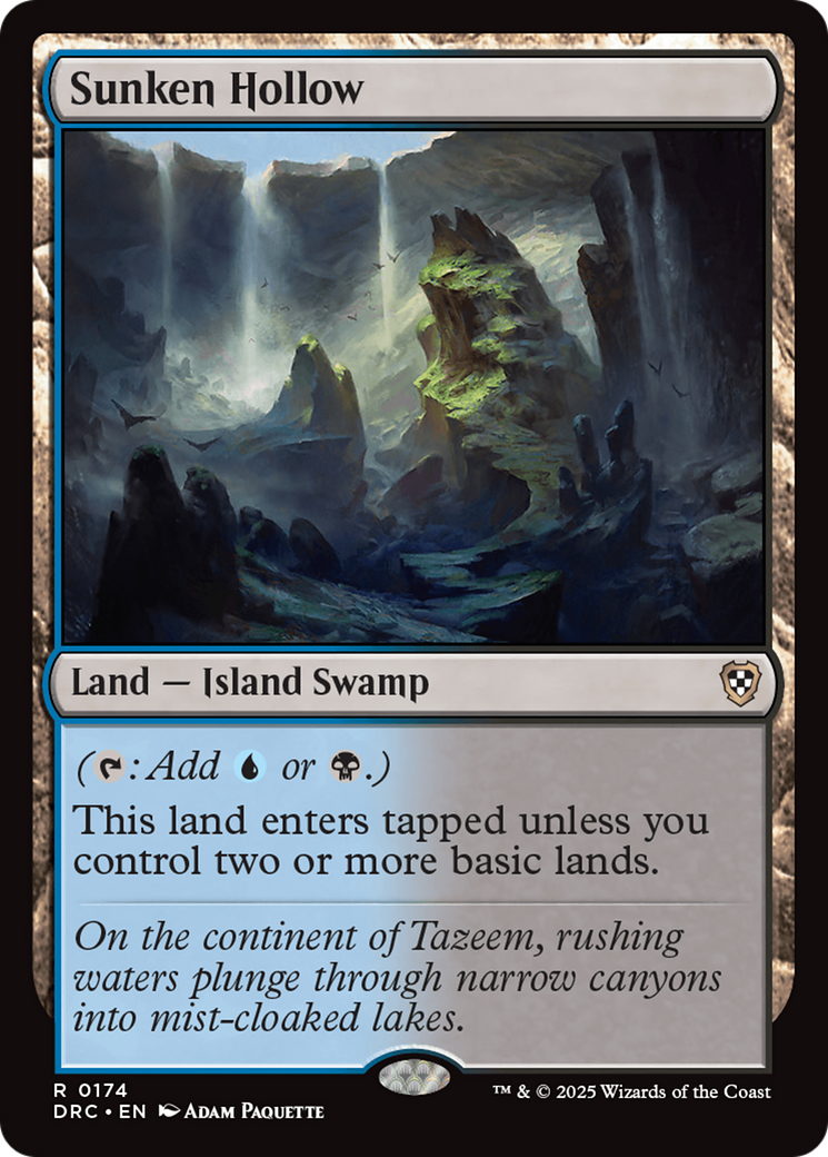 Sunken Hollow [Aetherdrift Commander] | Impulse Games and Hobbies