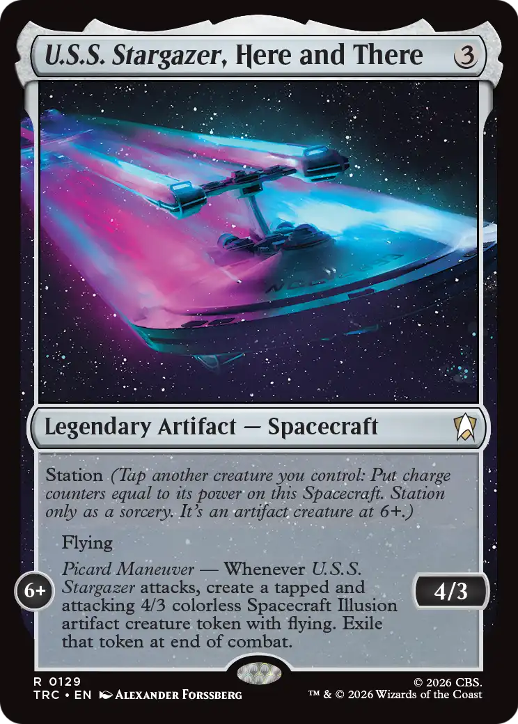 U.S.S. Stargazer, Here and There (Surge Foil) [Star Trek Commander] | Impulse Games and Hobbies