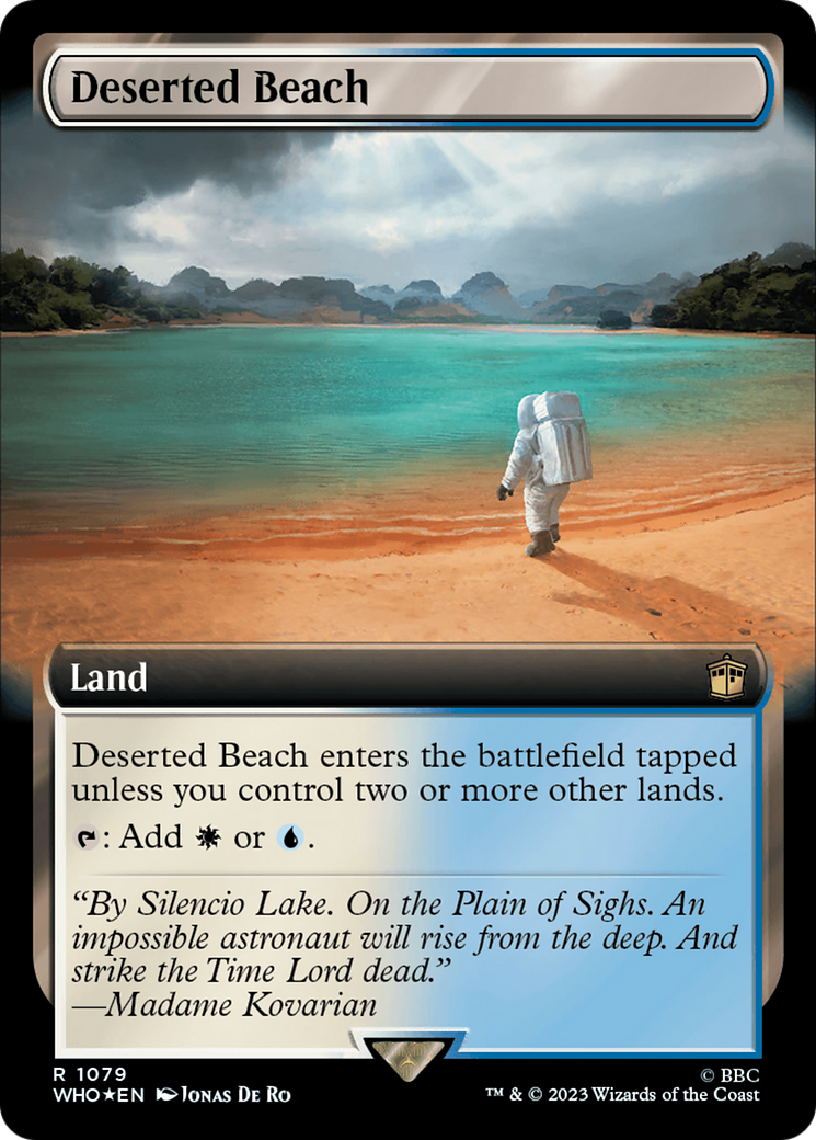 Deserted Beach (Extended Art) (Surge Foil) [Doctor Who] | Impulse Games and Hobbies