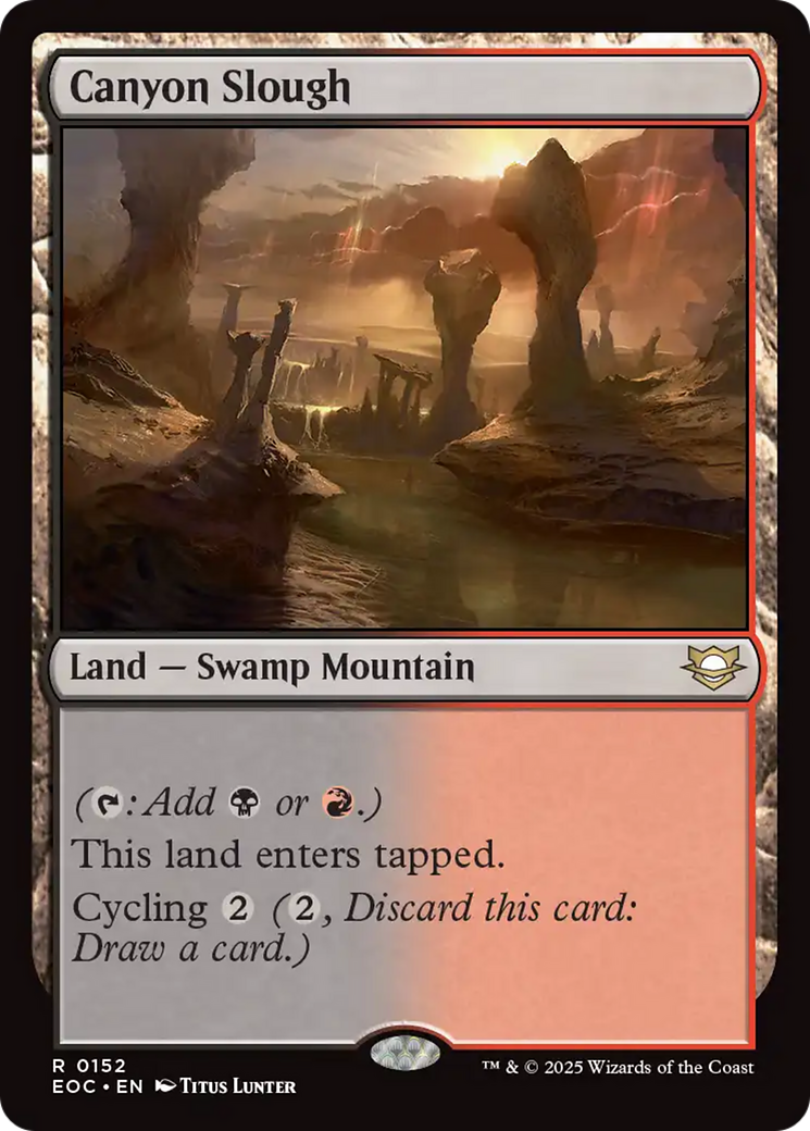 Canyon Slough [Edge of Eternities Commander] | Impulse Games and Hobbies