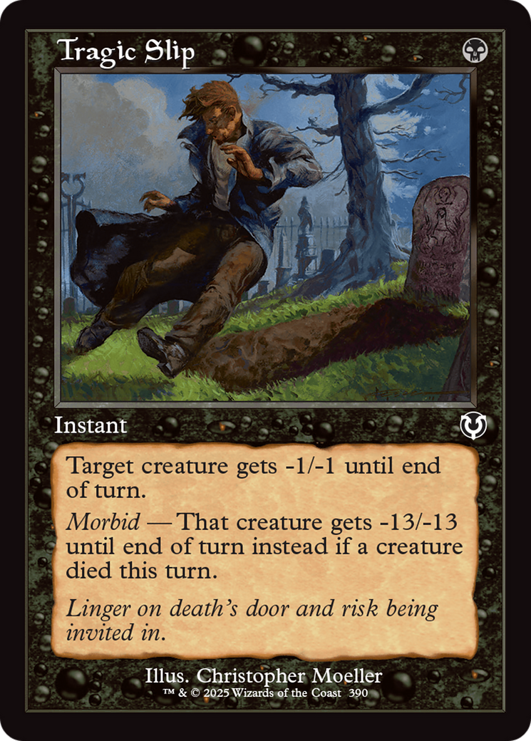 Tragic Slip (Retro Frame) [Innistrad Remastered] | Impulse Games and Hobbies