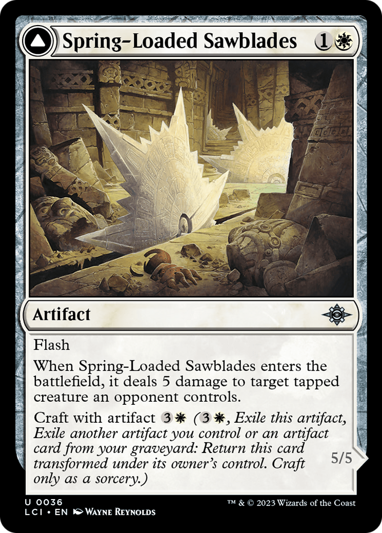 Spring-Loaded Sawblades // Bladewheel Chariot [The Lost Caverns of Ixalan] | Impulse Games and Hobbies