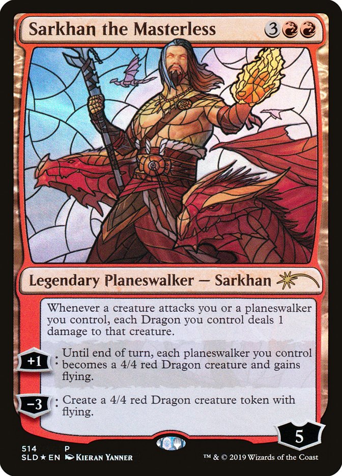 Sarkhan the Masterless (Stained Glass) [Secret Lair Drop Promos] | Impulse Games and Hobbies