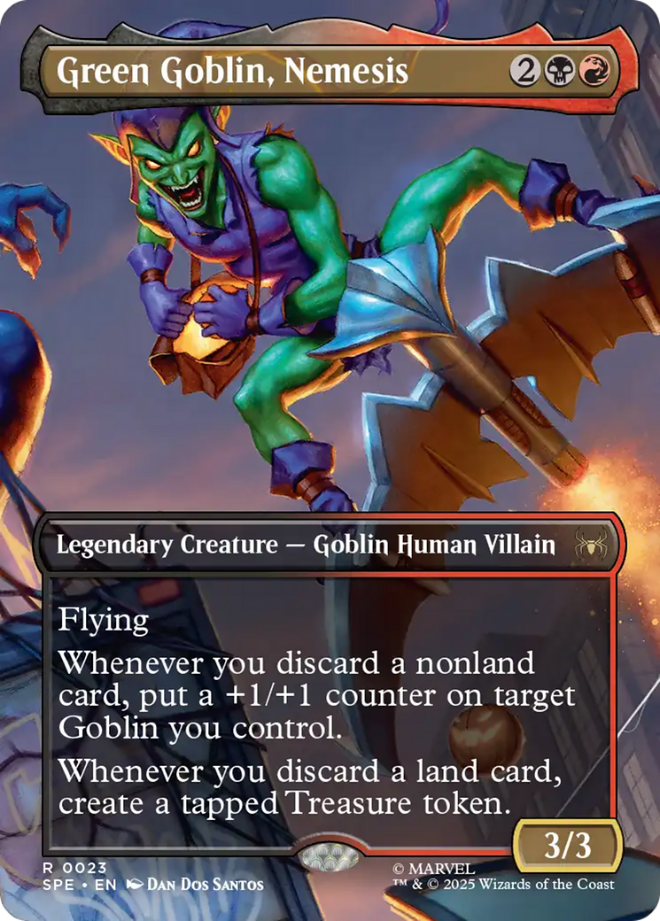 Green Goblin, Nemesis (Borderless) [Marvel's Spider-Man: Eternal-Legal] | Impulse Games and Hobbies