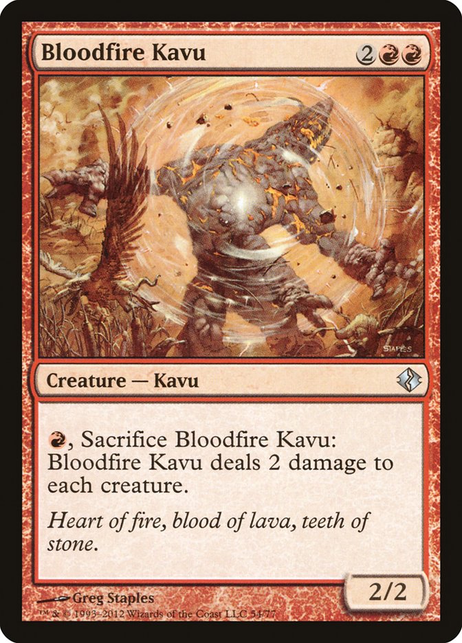 Bloodfire Kavu [Duel Decks: Venser vs. Koth] | Impulse Games and Hobbies