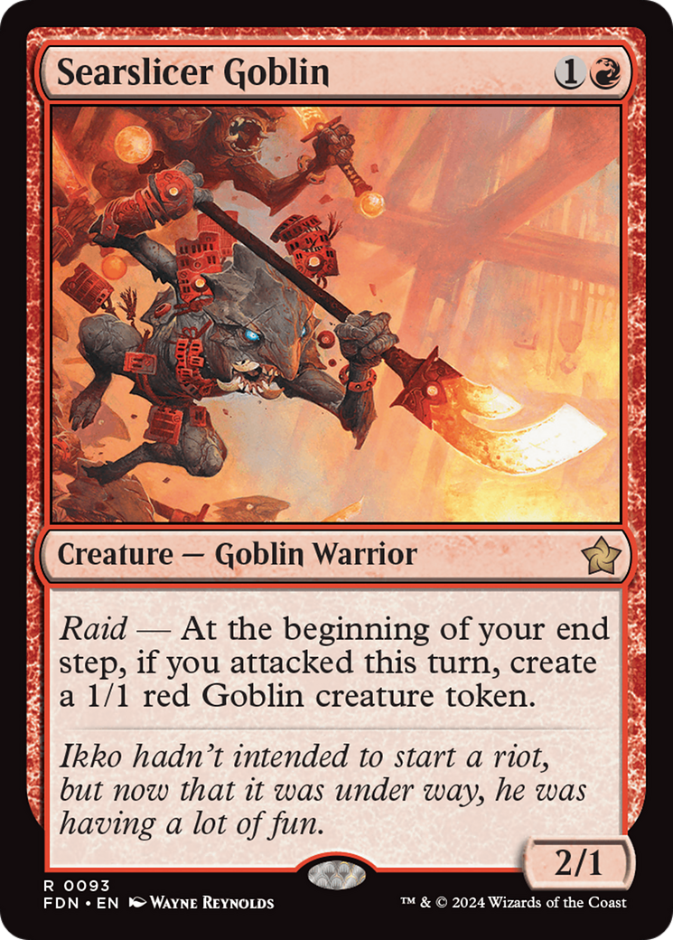 Searslicer Goblin [Foundations] | Impulse Games and Hobbies