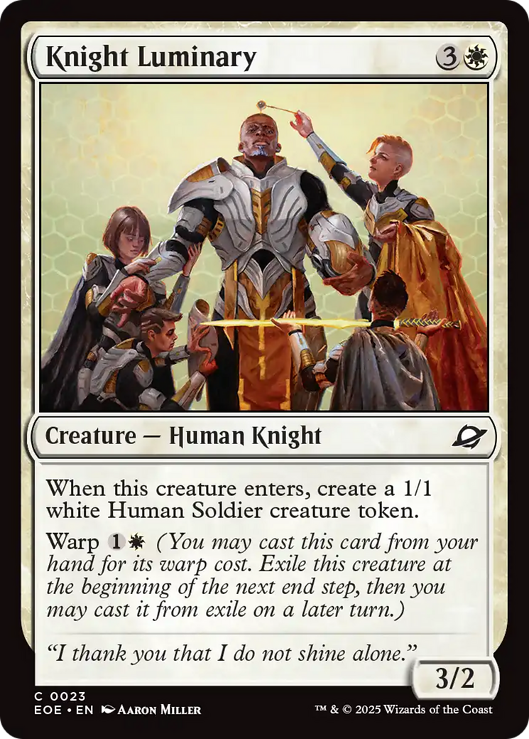 Knight Luminary [Edge of Eternities] | Impulse Games and Hobbies