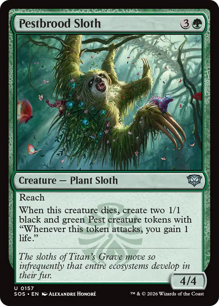 Pestbrood Sloth [Secrets of Strixhaven] | Impulse Games and Hobbies