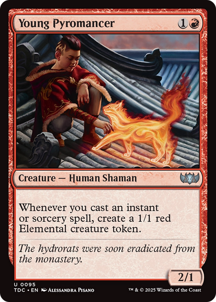 Young Pyromancer [Tarkir: Dragonstorm Commander] | Impulse Games and Hobbies