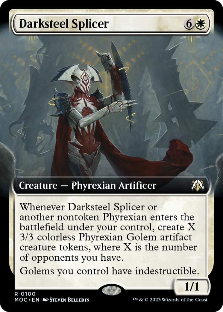 Darksteel Splicer (Extended Art) [March of the Machine Commander] | Impulse Games and Hobbies