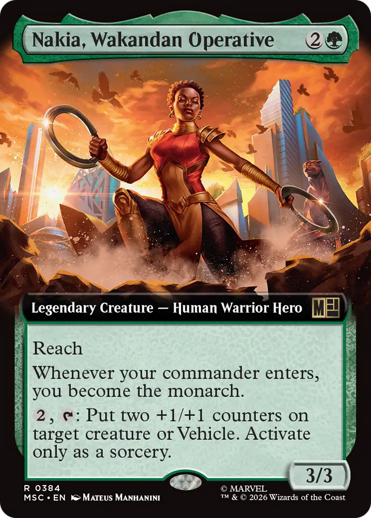 Nakia, Wakandan Operative (Extended Art) [Marvel Super Heroes Commander] | Impulse Games and Hobbies