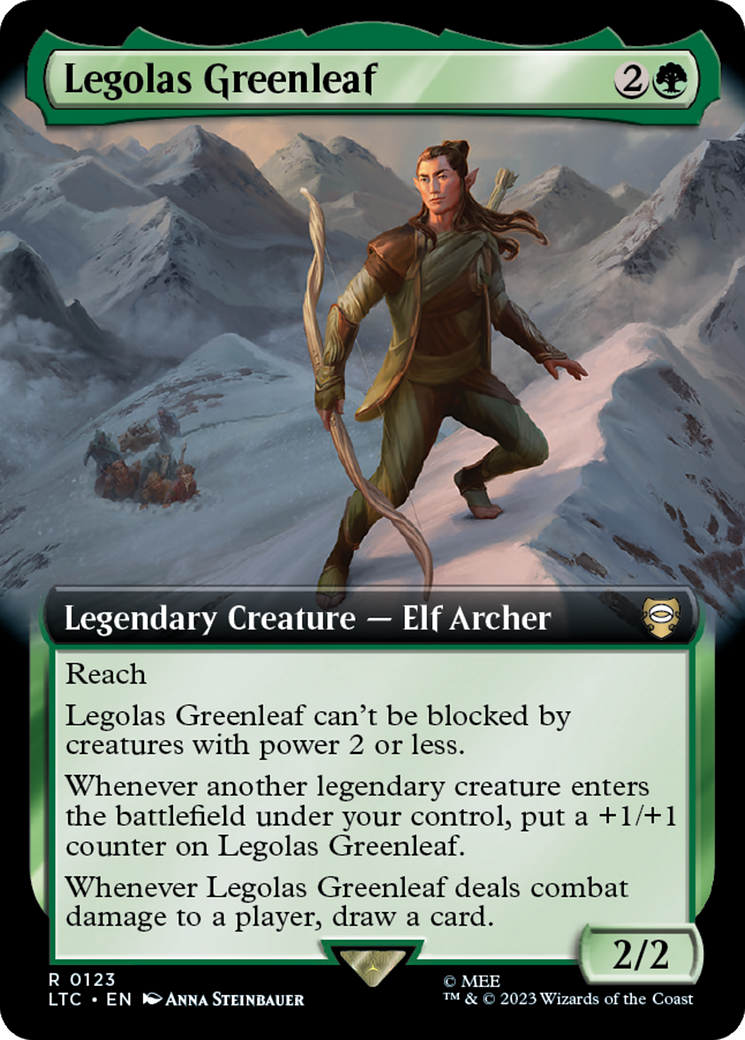 Legolas Greenleaf (Extended Art) [The Lord of the Rings: Tales of Middle-Earth Commander] | Impulse Games and Hobbies