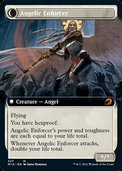 Enduring Angel // Angelic Enforcer (Extended Art) [Innistrad: Midnight Hunt] | Impulse Games and Hobbies